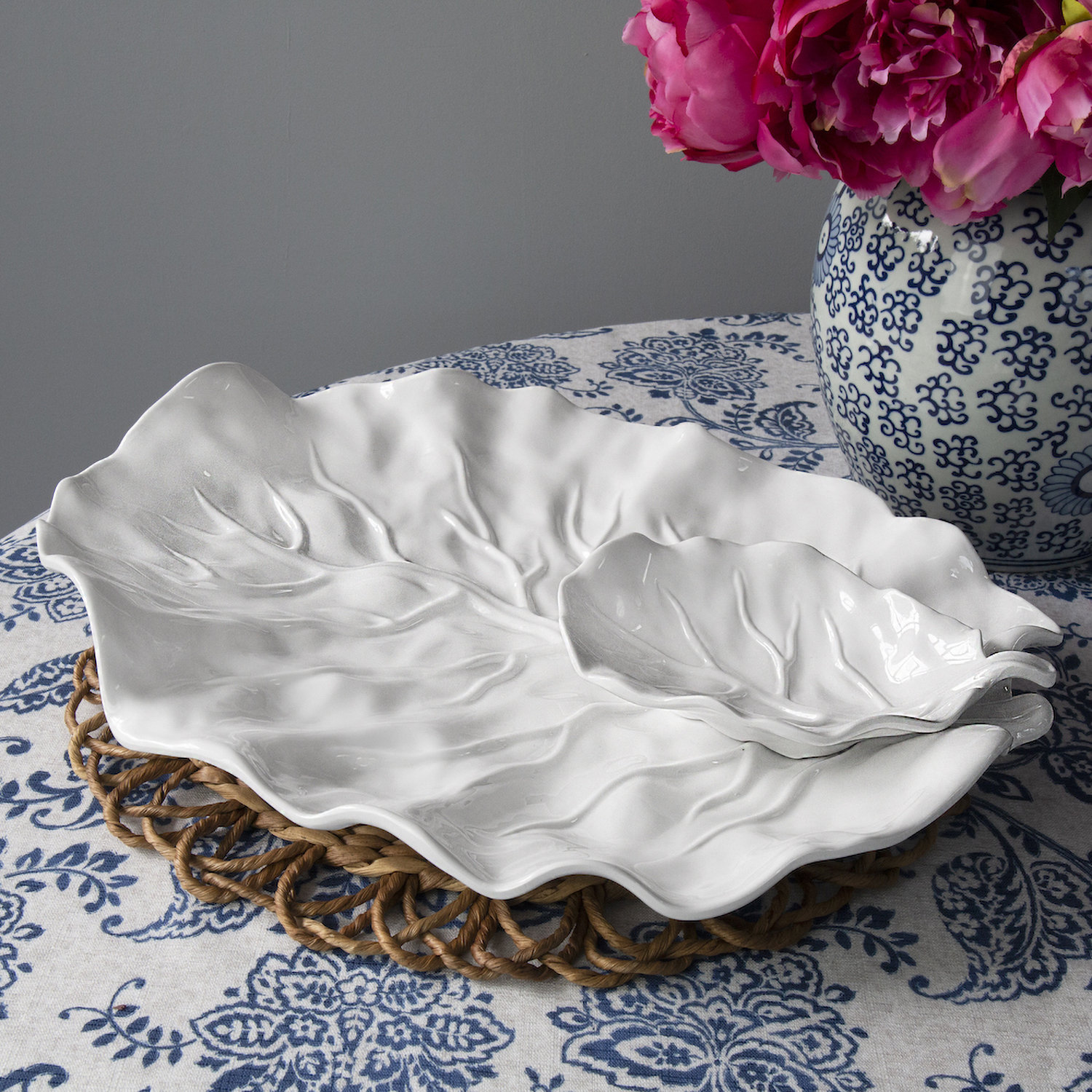 Vida Novelty Melamine Chips And Dip Platter