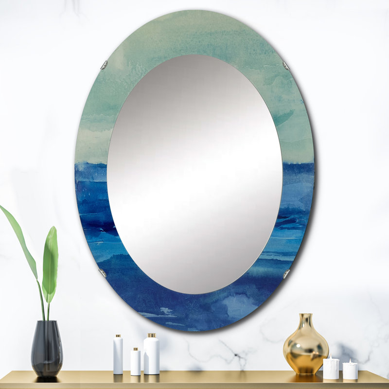 Out to Sea - Beach Accent Mirror, 20" W x 30" H