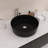 16" Round Vessel Bathroom Sink With Easy-Clean-116074537