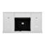 Kuerten 70" 3-Sided Electric Fireplace TV Stand with Glass Door Closed Storage-441033502