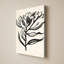 «Ink Flower I Cream» par Sara Zieve Miller - Impression sur toile
