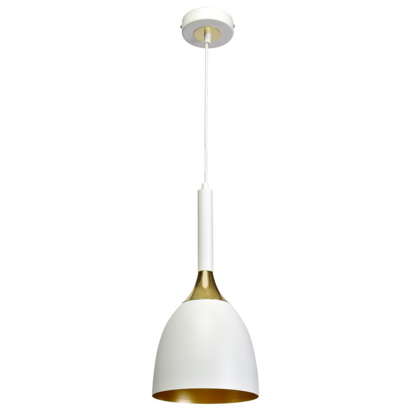 Clark 1 - Light Cone Pendant, White