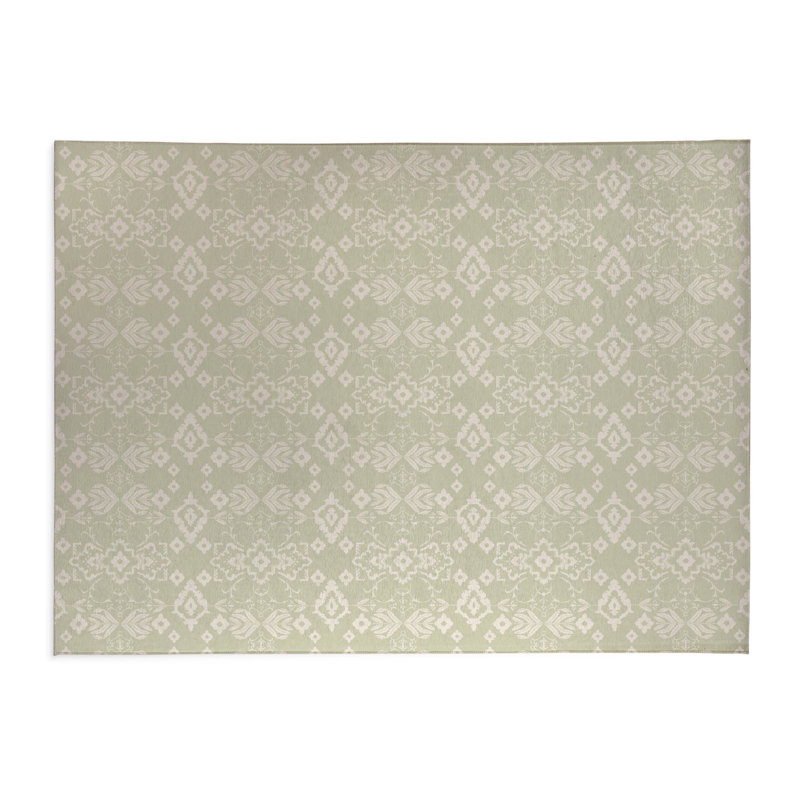 Block Decorative Lightweight Office Mat, 24" W x 36" D, Sage