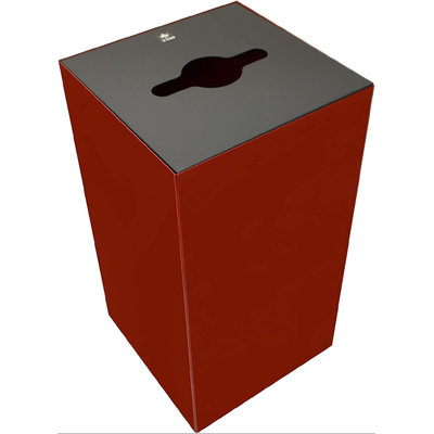Steel Open Recycling Bin - 28 Gallons