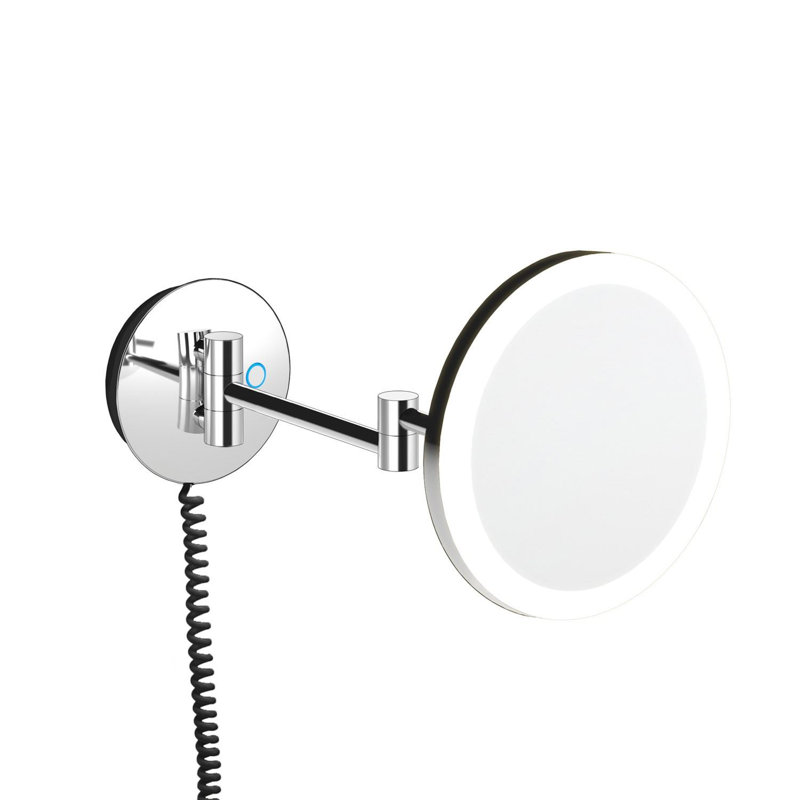 Dearran Concave Mirror, Light Gray