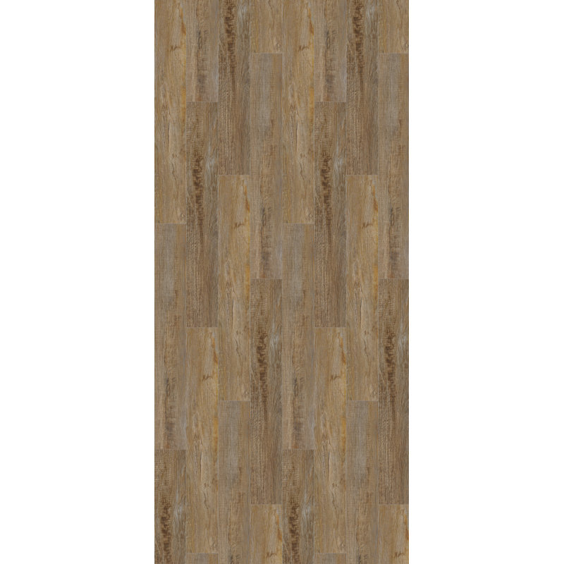 2.5mm Thick 7.25'' W x 48'' L Oak Vinyl Plank, Light Nutmeg