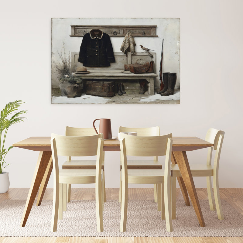 «Hunting Essentials Abstract», reproduction d'art mural contemporain, 32" H x 48" W