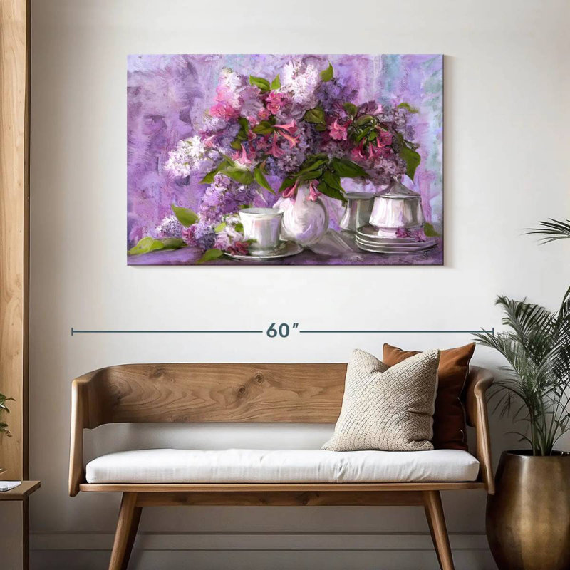 Fleur de lilas Harnek, H 30 po x l 45 po