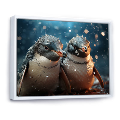 Penguin Festive Gathering - Penguinwall Art