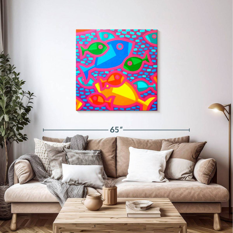 Brampt Funky Fish, 36'' H x 36'' W
