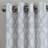 Aenneea Polyester / Linen Light-Filtering Geometric Print Curtain Panel with Grommet Top -779104214-779104215