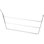 Polished Chrome Door Mount 3-Tier Dishcloth Rack