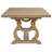 Fremont Brown Trestle Rectangular Dining Table