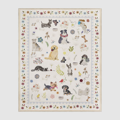Tapis d'intérieur lavable Puppy