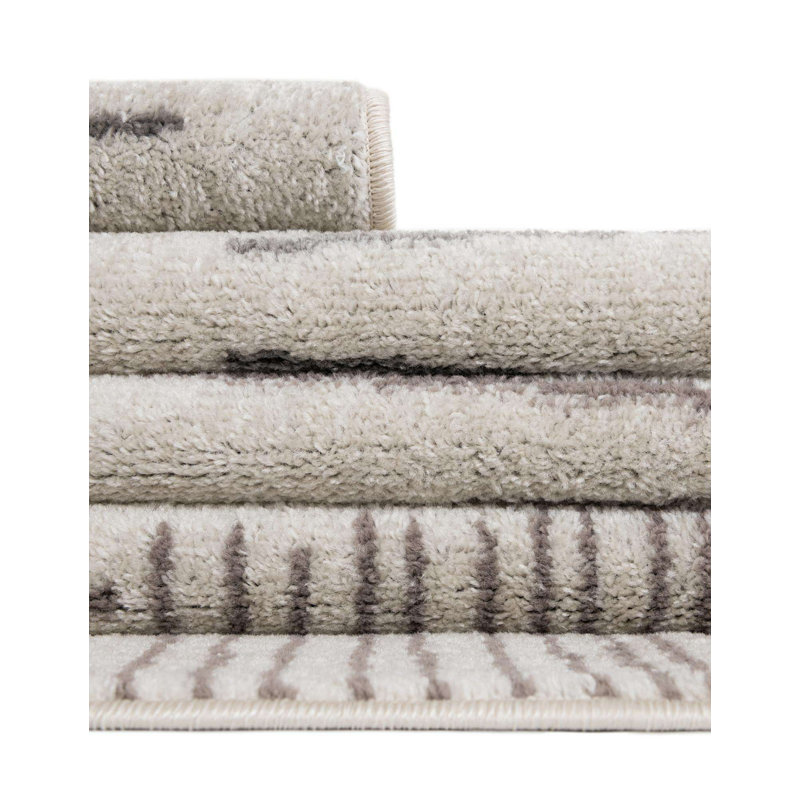 Anaka Striped Indoor Rug, Rectangle 5'3" x 8'