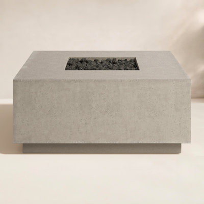 Ella Concrete Outdoor Fire Table