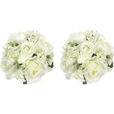 Tiges d'hortensia rose