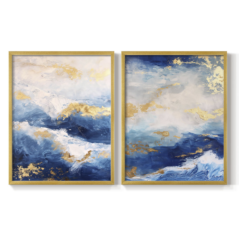 Série ABSTRACT CDXV - reproduction encadrée de qualité supérieure - prête à être accrochée - aucun clou requis - aucun clou requis