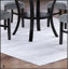 Ensemble de salle à manger moderne et élégant 5 pièces avec chaises en velours côtelé gris foncé et table blanche avec tablette inférieure-388951305