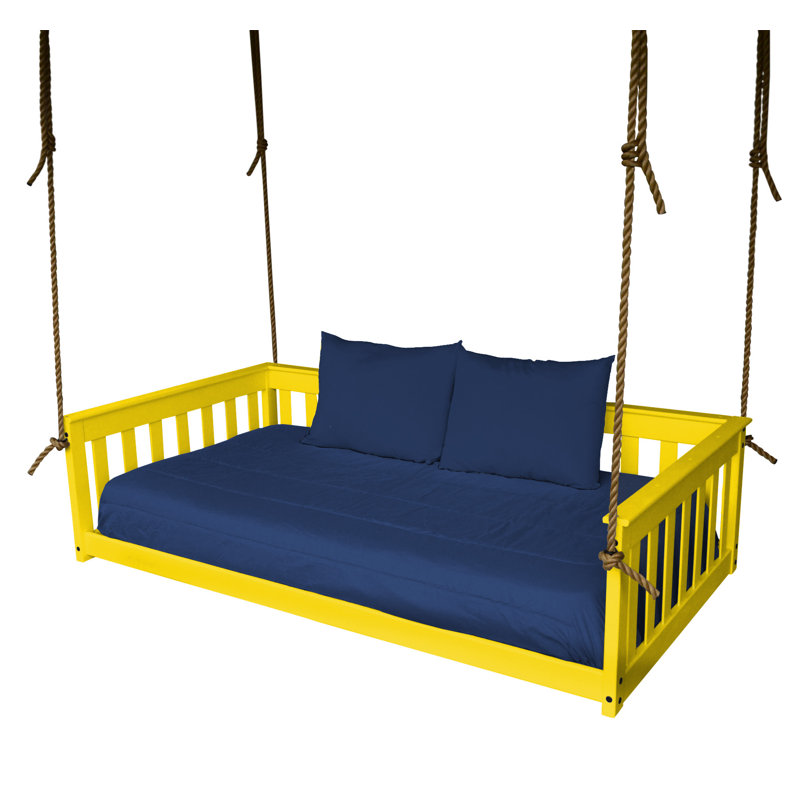 Carol Solid Wood Daybed, Canary Yellow, Twin