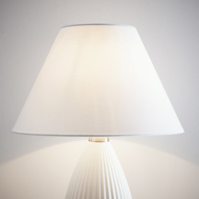 Linen Cone Lamp Shade ( Uno )