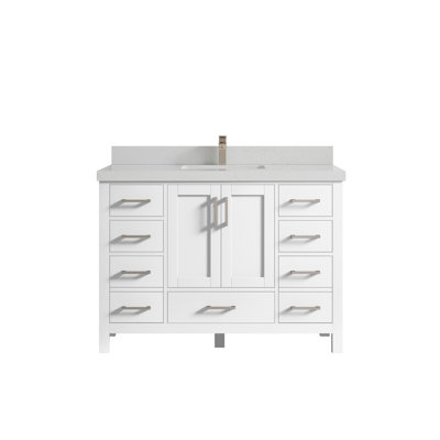 Ensemble de meuble-lavabo simple 48 po Malibu