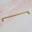 Brushed Brass Textured D-Bar Handles-128949577