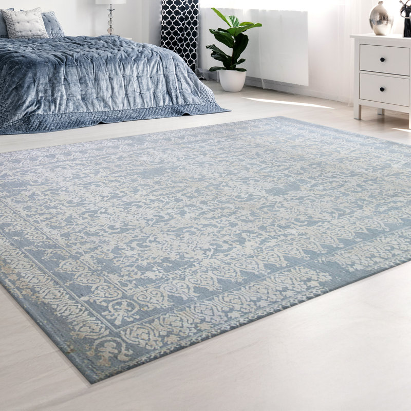 Ikat Area Rug, Rectangle 8' x 10'
