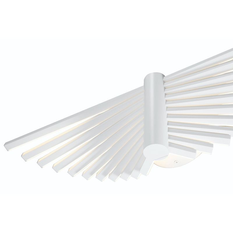 Seraph 1 Light 24.5" Sconce, White