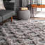 Tapis gris à motif géométrique Fresquez-63295789