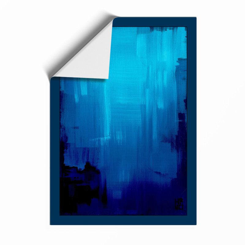 City in Mist Modern - Framed Print, Unframed, A1 - 84.1 x 59.4 cm