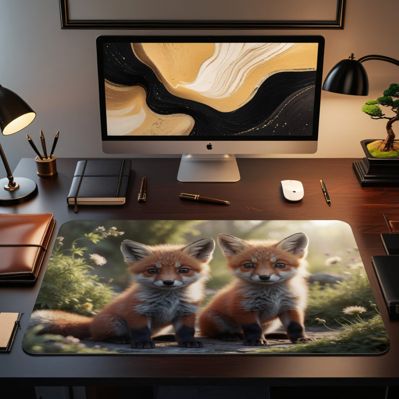 Polyester Desk Pad, 31.5x15.5