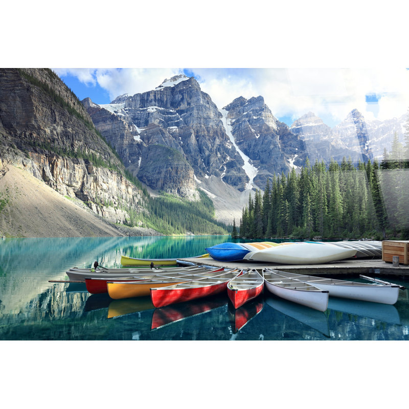 Tranquil Reflections Frameless Tempered Glass Wall Art - 60" x 40"