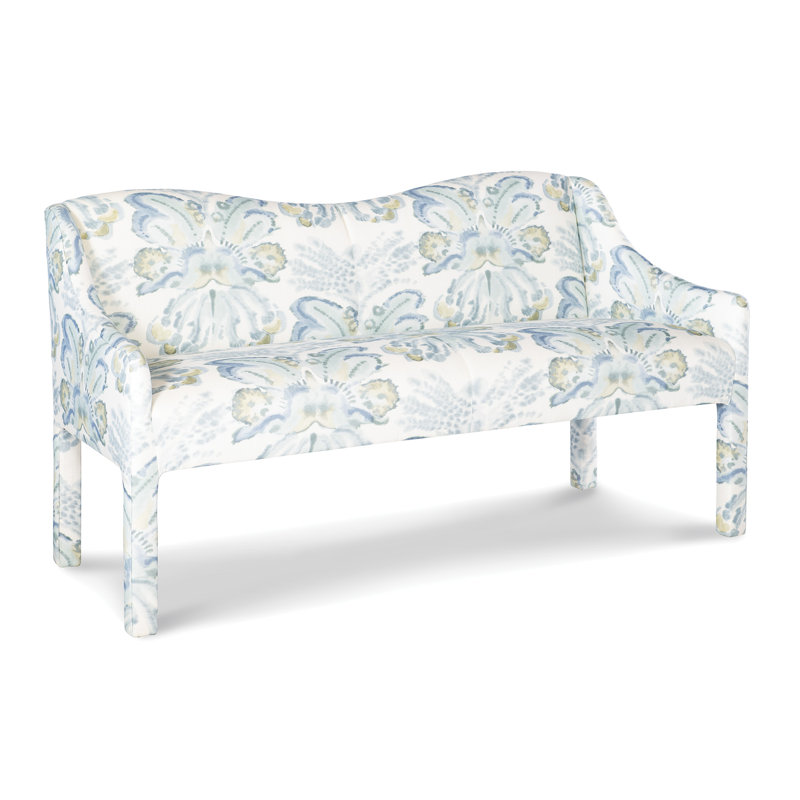 Kellycaron Upholstered Bench, Dreamy Seasalt