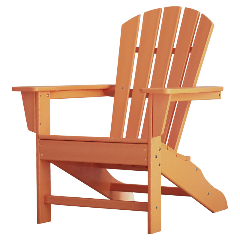 POLYWOOD Palm Coast Adirondack, Tangerine