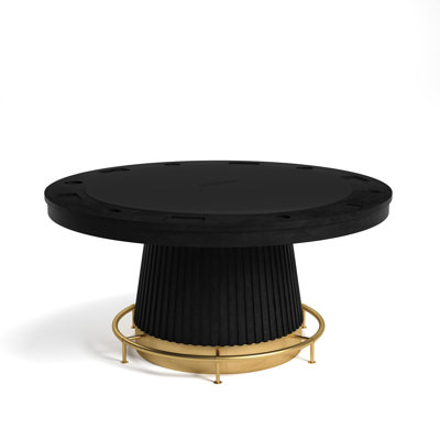 Table de poker 60 po avec repose-pieds et plateau de salle à manger Prohibition Series