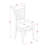9 Piece Modern Dining Table Set Includes a Rectangle Wooden Table with Butterfly Leaf and 8 Dining Chairs, Black-1968860454-1897532608-1897532614