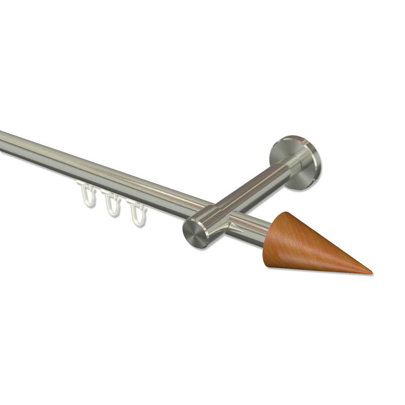 Lorenza Curtain Pole Set, 5cm H x 420cm W x 11cm D