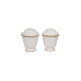 Antique Gold Salt And Pepper Shaker Set