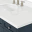 ARIEL Monroe 54 Single Sink Bathroom Vanity with Carrara Quartz Top-559027423-569601535-600647835