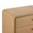 Lyra Modern 3-Drawer Nightstand With Curved Edges And Antique Gold Handles-116999788