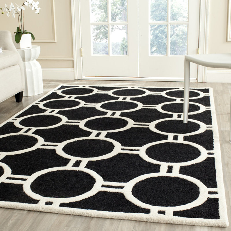 Cambridge Hand Tufted Wool Geometric Rug, Rectangle 2'6" x 4'