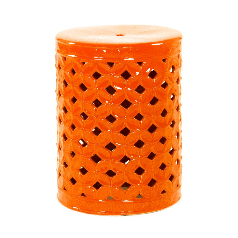 Tabouret de jardin en céramique