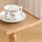 Solid Wood Square End Table,Pedestal Drink Table, Tall Plant Stand-186774013