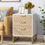 Taquasha 17.71'' W Metal Nightstand