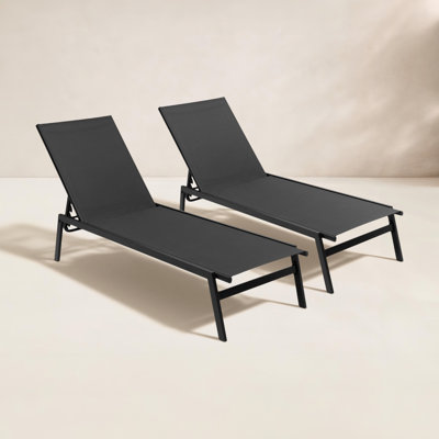 Wellsworth 24" Patio Chaise Lounge Set