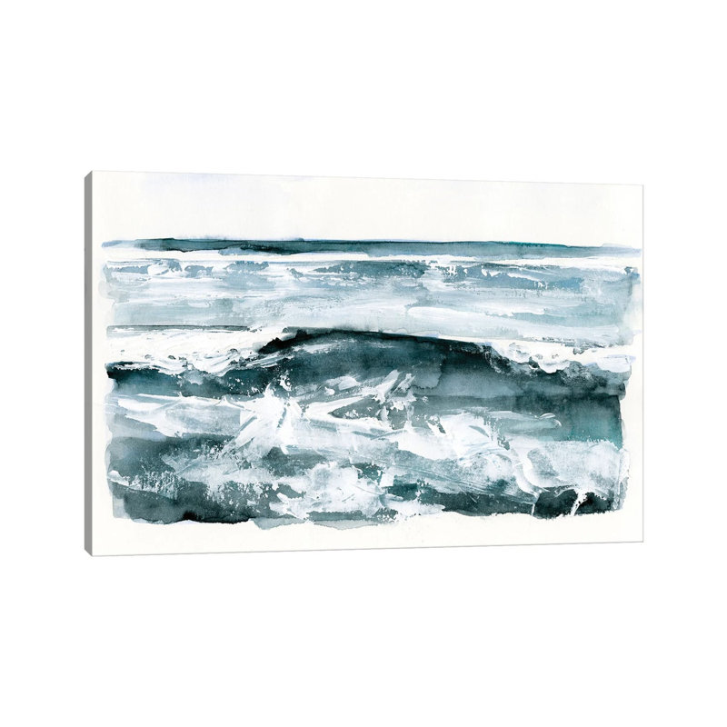 Choppy Surf II by Victoria Barnes - Wrapped Canvas Painting, 66.04 cm H x 45.72 cm W