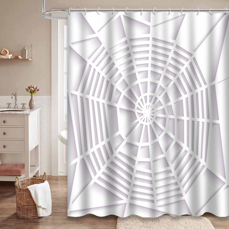 Rideau de douche Spider, L 72 po x l 84 po