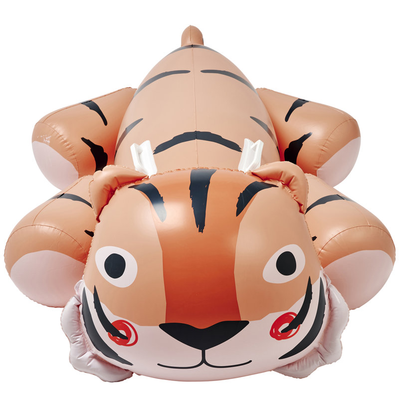 Kids Ride-On Float: Tino le tigre - argile