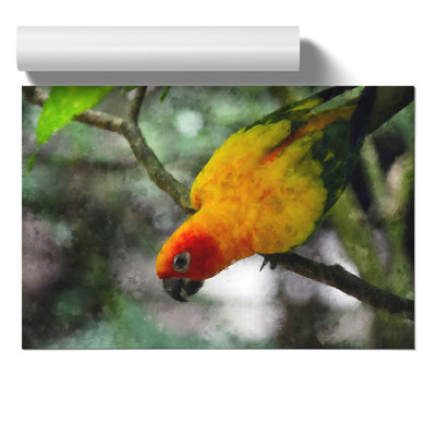 Parrot Painting - Frameless Print